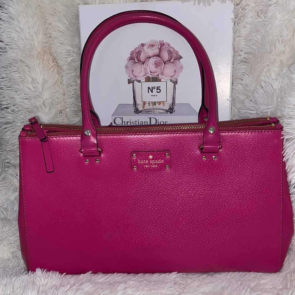 kate spade Hot Pink Leather Shoulder Bag